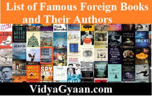 List of Famous Foreign Books and Their Authors