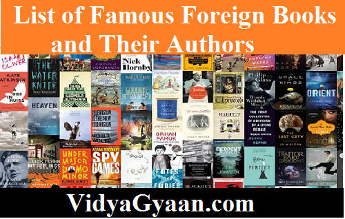 List of Famous Foreign Books and Their Authors