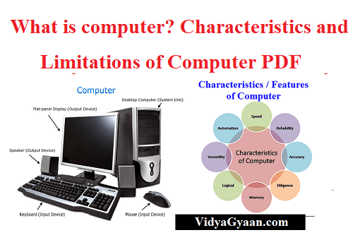 What is Computer and its Characteristics and Limitations PDF Download