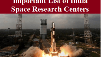 Important List of India Space Research Centers